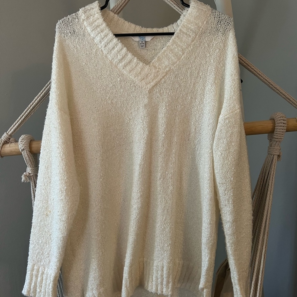 Time and Tru Cream sweater